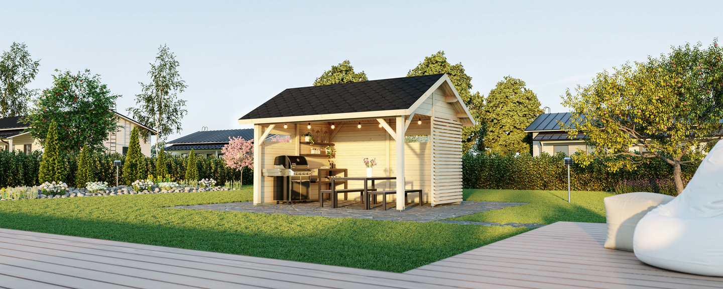 Grillikatos Lillevilla Kielo 12m²