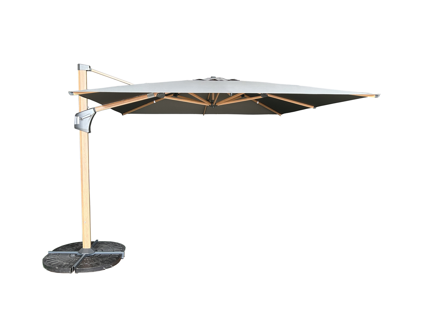 PARASOLL CELLO PANAMA GRÅ 300X256CM