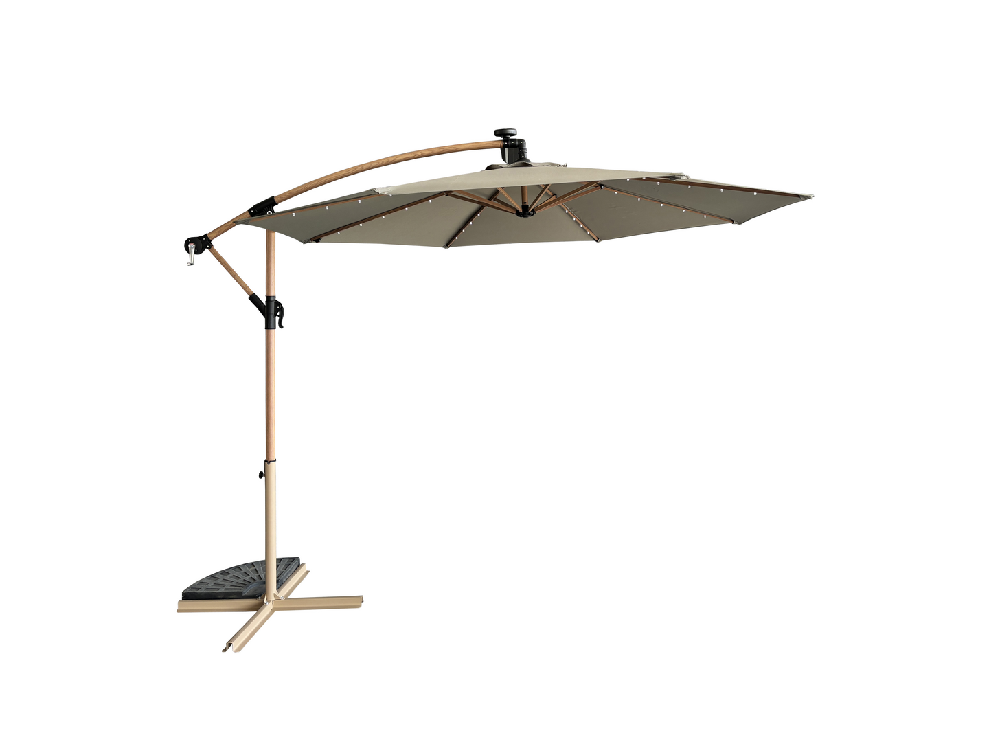 LED-PARASOLL CELLO PISA GRÖN 300CM