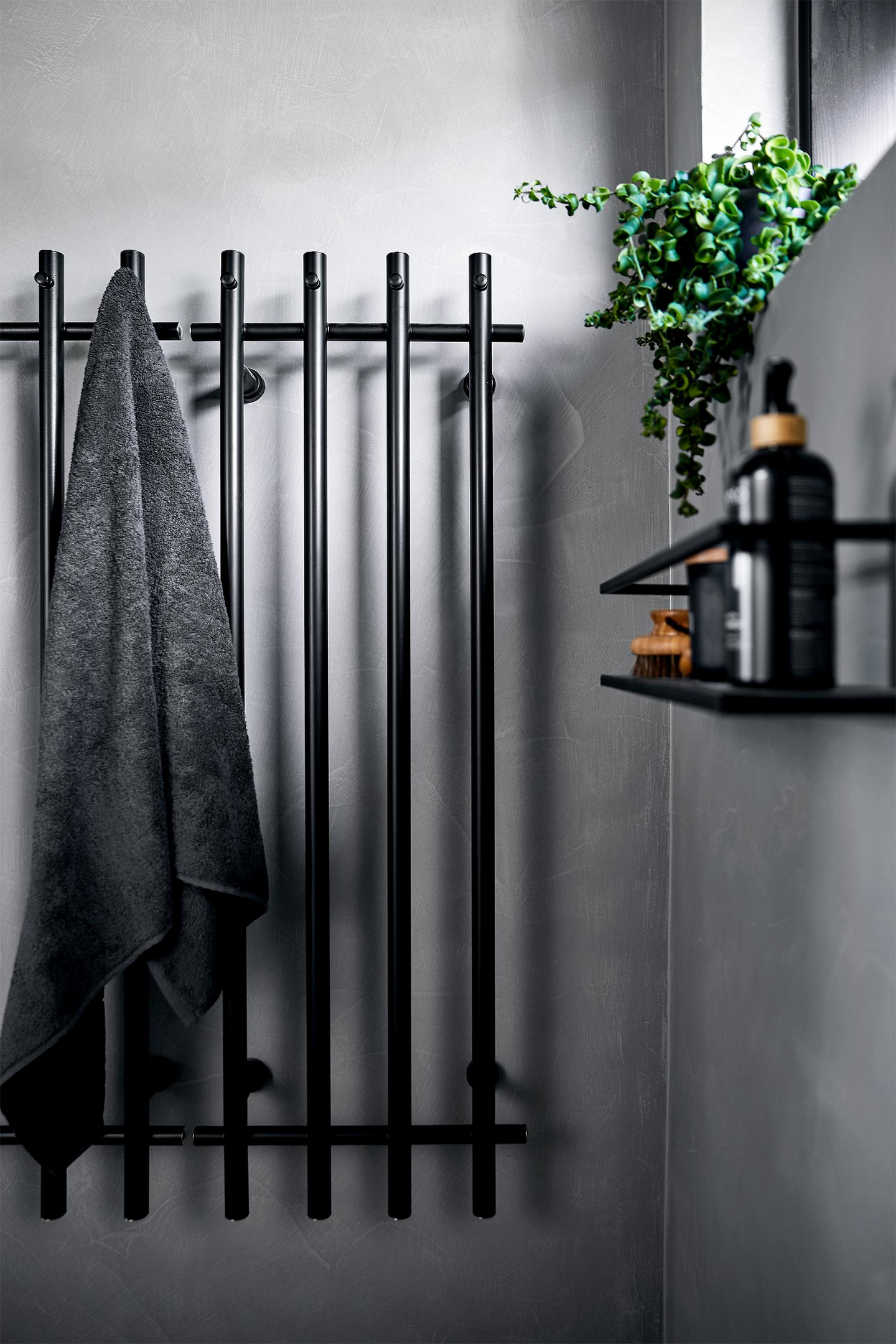 Pyyhekuivain REJ Design Vivo sähkö E 40124 ajastin vy musta