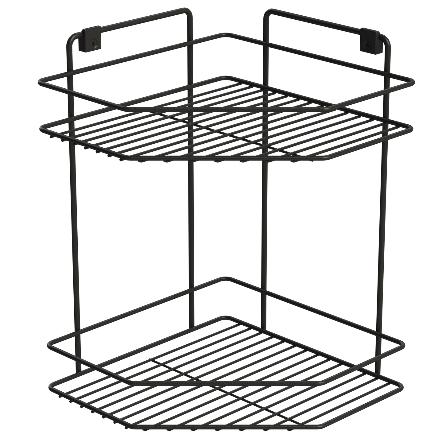 Kulmahylly LM 593 2 tasoa epoksi musta