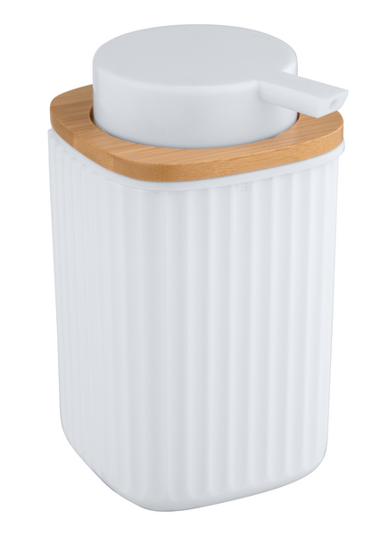 Saippua-annostelija Wenko Rotello muovia 8,9x7,5x12,7cm valkoinen