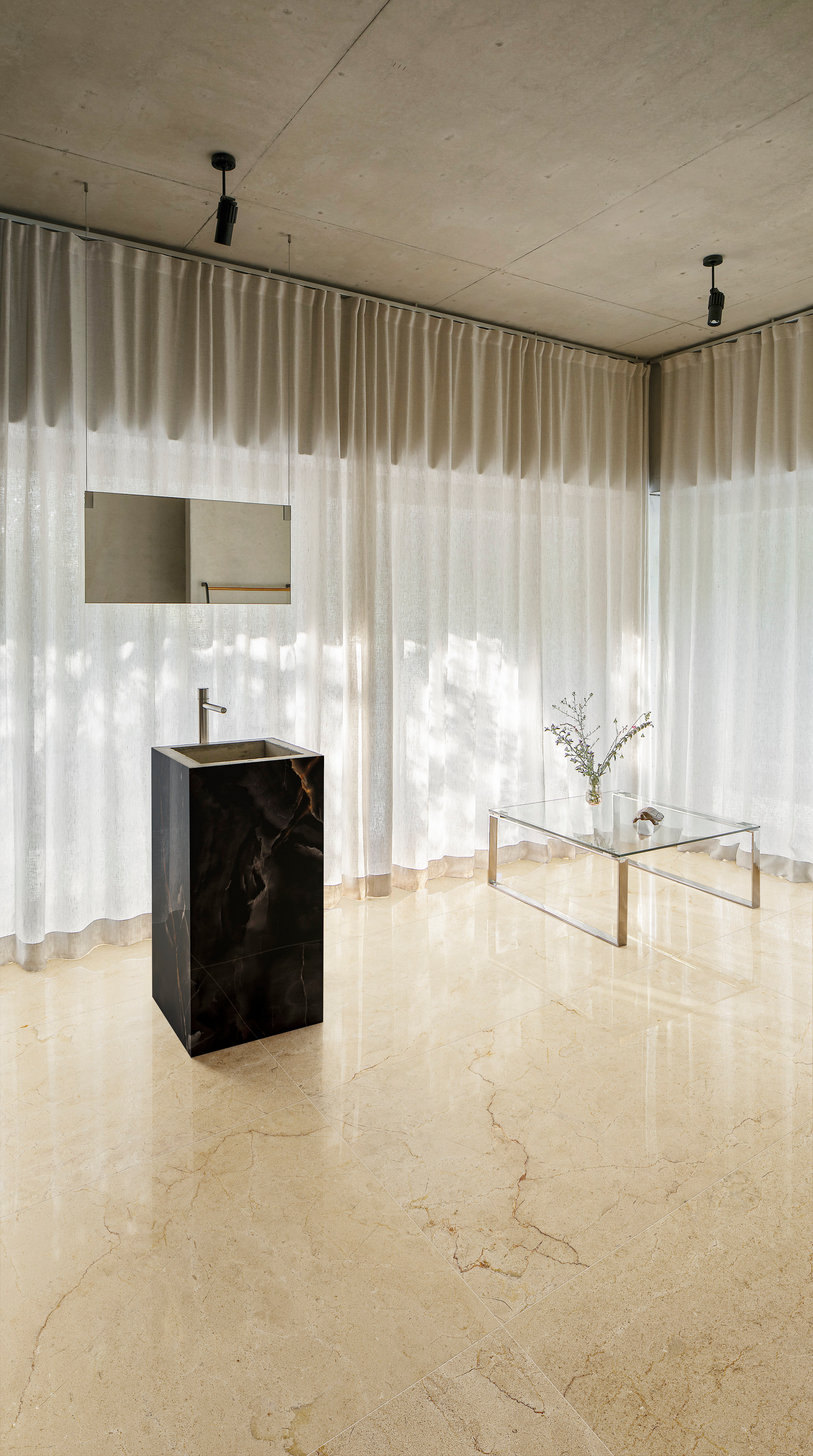 Lattialaatta Grande 120x278 Onice Black Lux RT 3,34m²