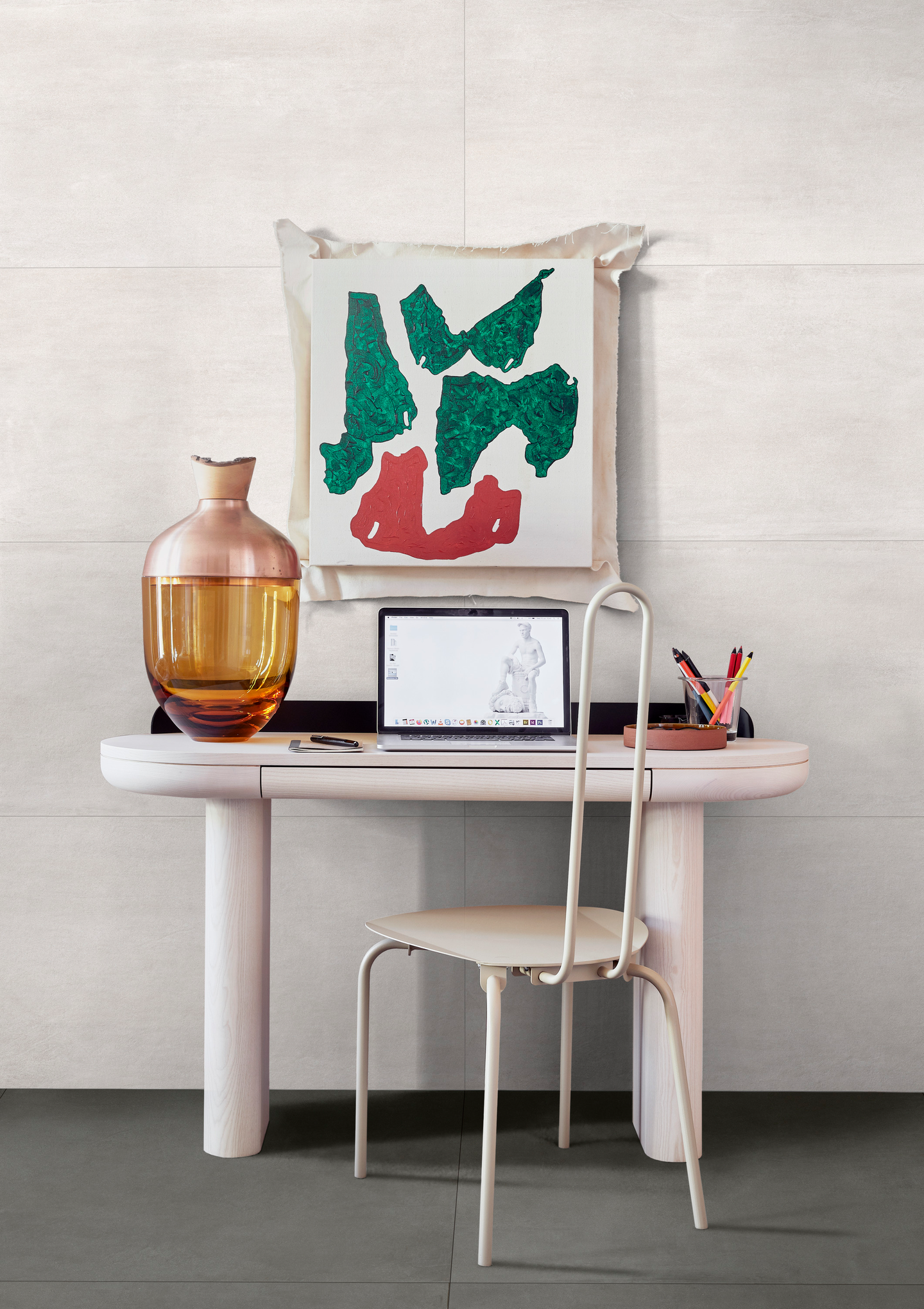 Lattialaatta Grande Cementum 120x120 Lead matta RT 2,88m²