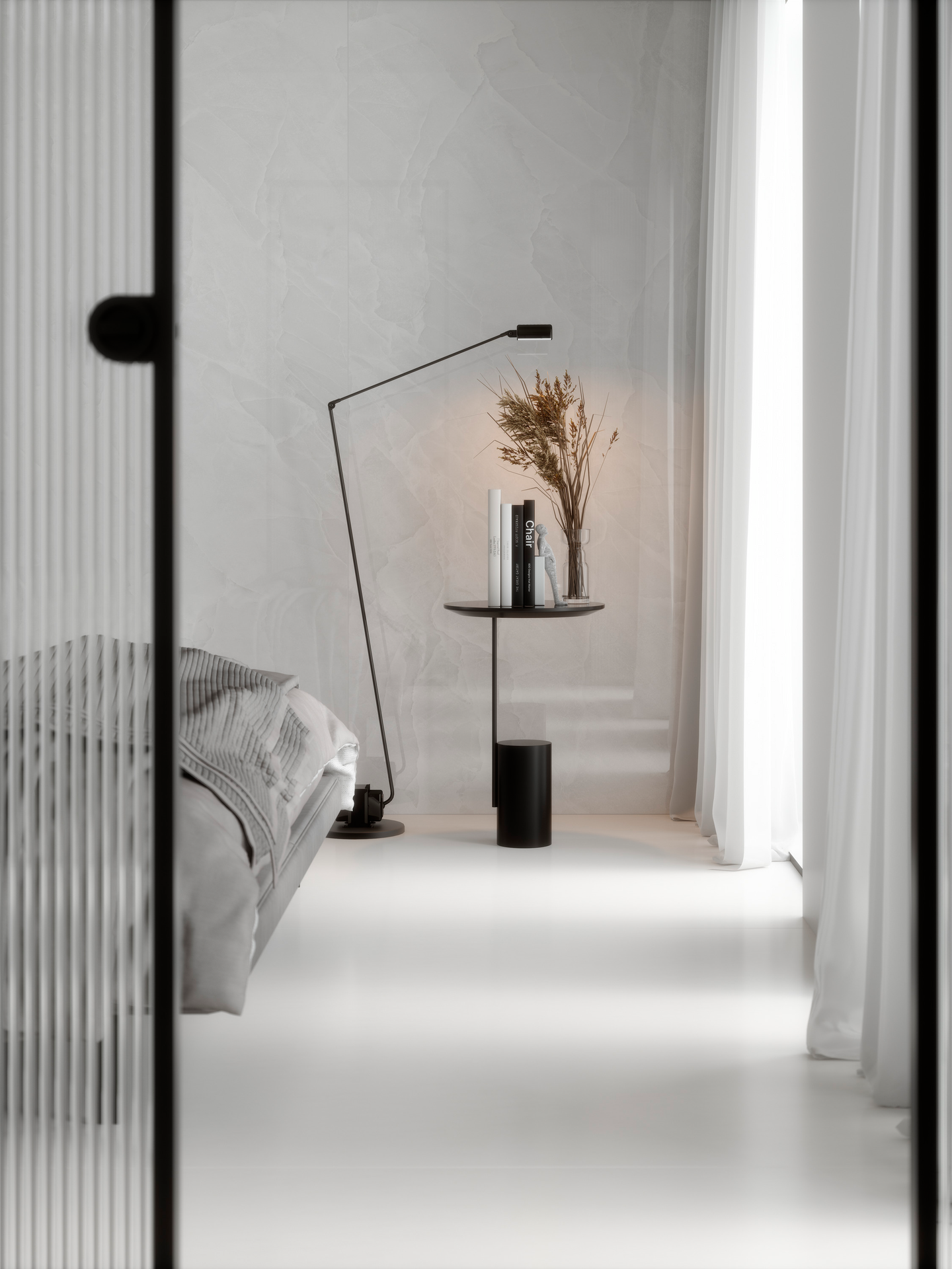 Lattialaatta Grande 120x278 Onice Bianco Lux RT 3,34m²