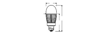 Ympärisäteilevä led-lamppu HQL 41W/840 6000lm E40
