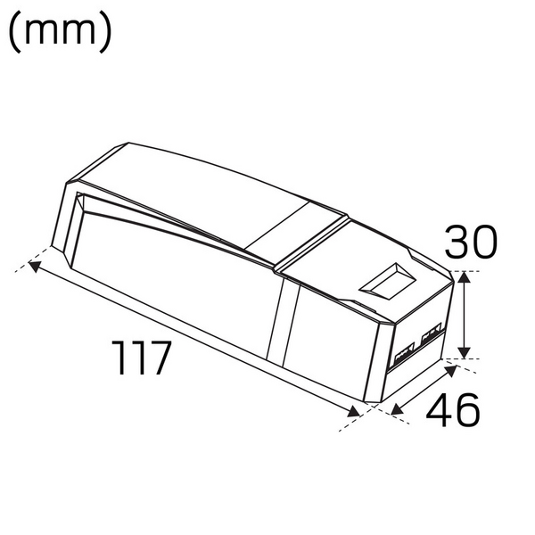 Alasvalo Echo 150 IP44 1150lm 3/4/5,7K himmennettävä valkoinen