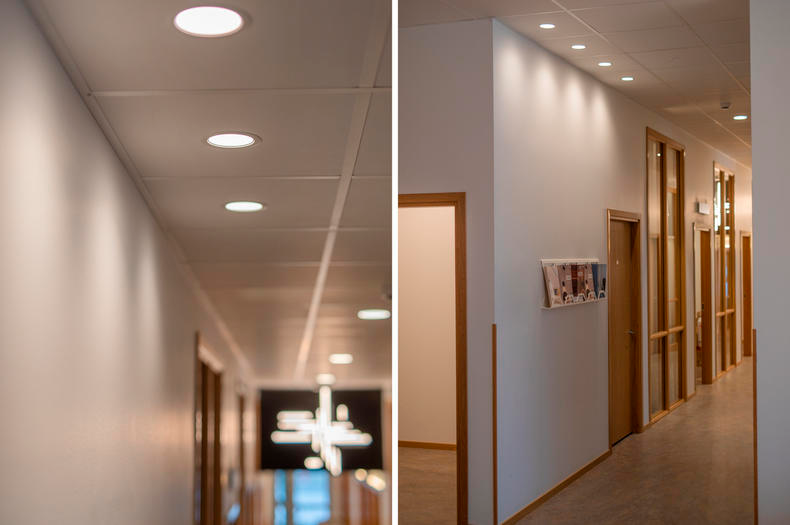 Alasvalo Echo 150 IP44 1150lm 3/4/5,7K himmennettävä valkoinen