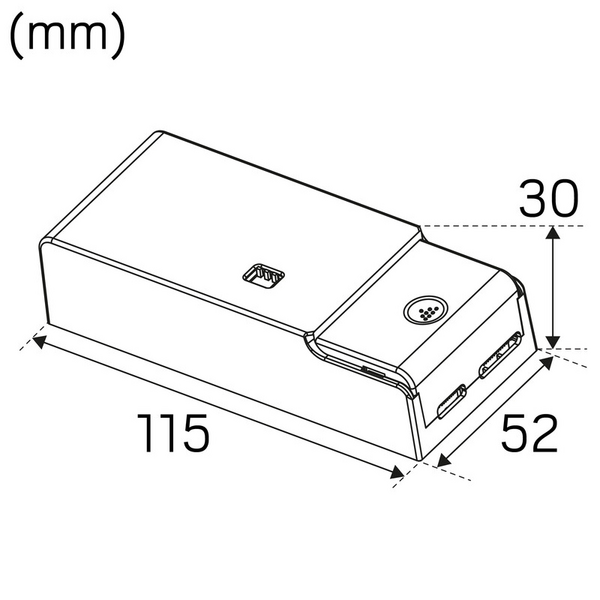 Alasvalo Echo 265 IP44 3160lm 3/4/5,7K himmennettävä valkoinen