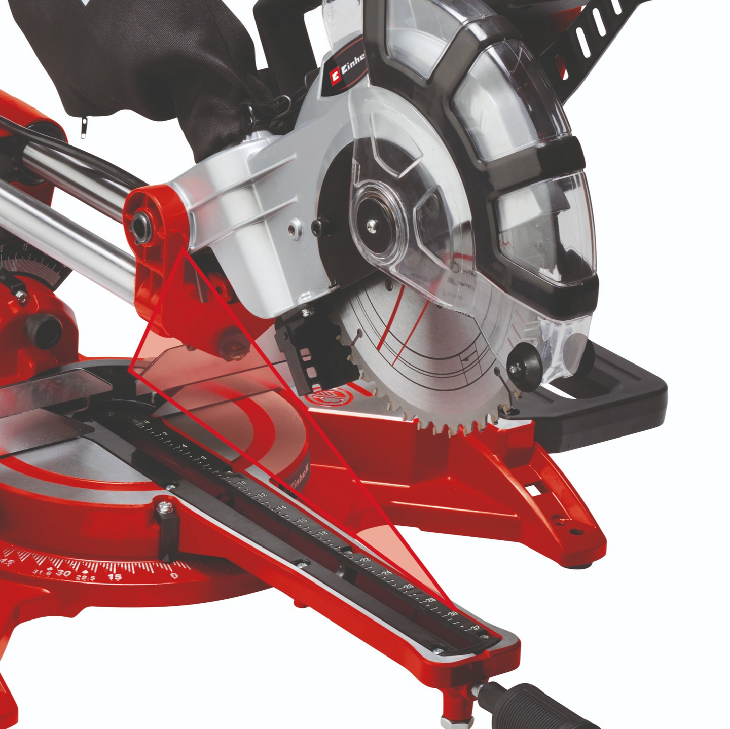 Katkaisu- ja jiirisaha Einhell TC-SM 2131/2 Dual liukutoiminnolla