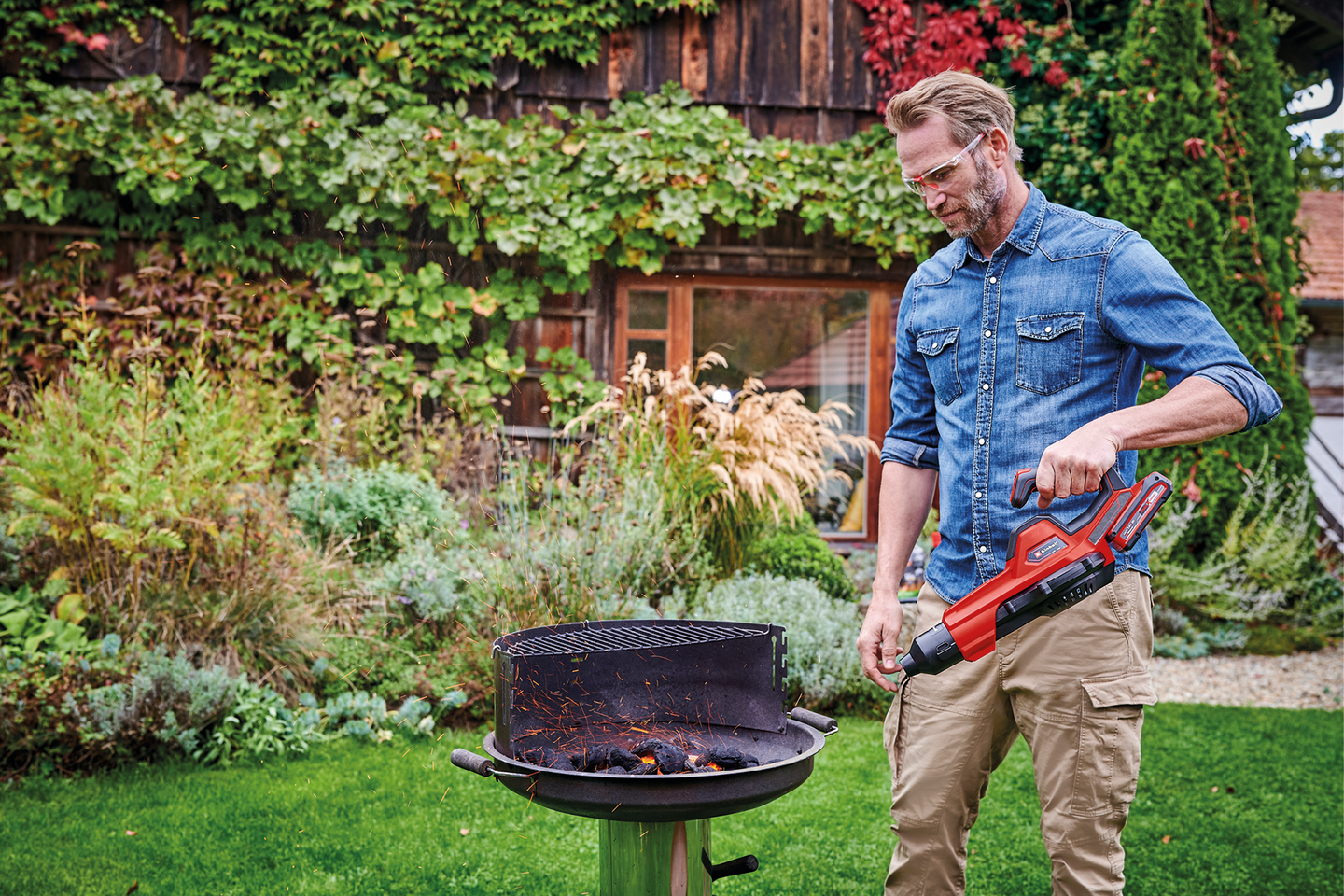 Akkumonitoimipuhallin Einhell GE-UB 18/250 LI E 1x4,0Ah