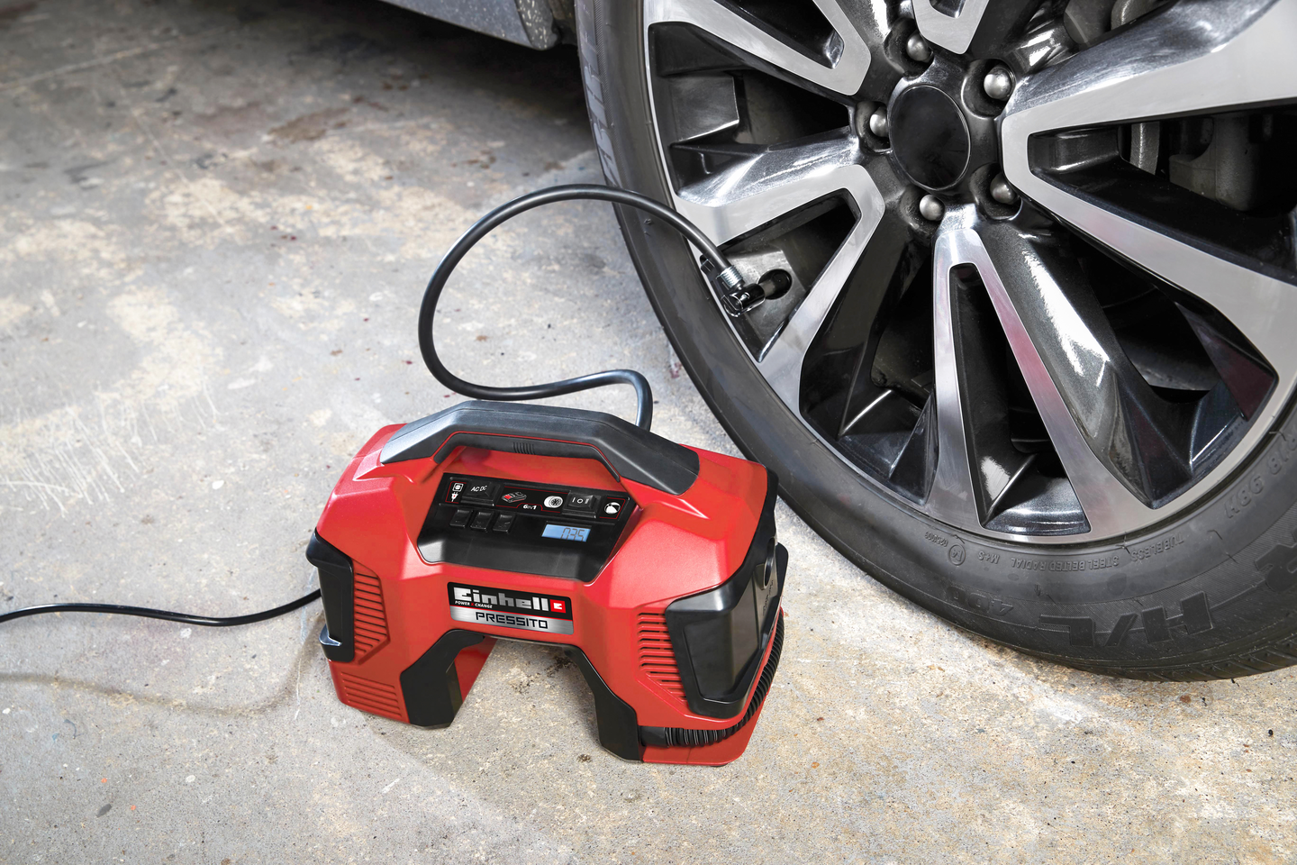 Akkukompressori Einhell Power-X-Change Pressito