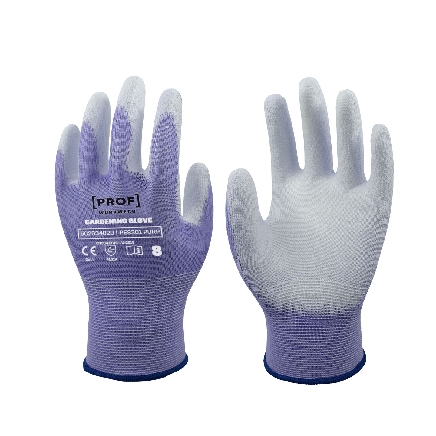 Puutarhakäsineet PROF violetti koko 7