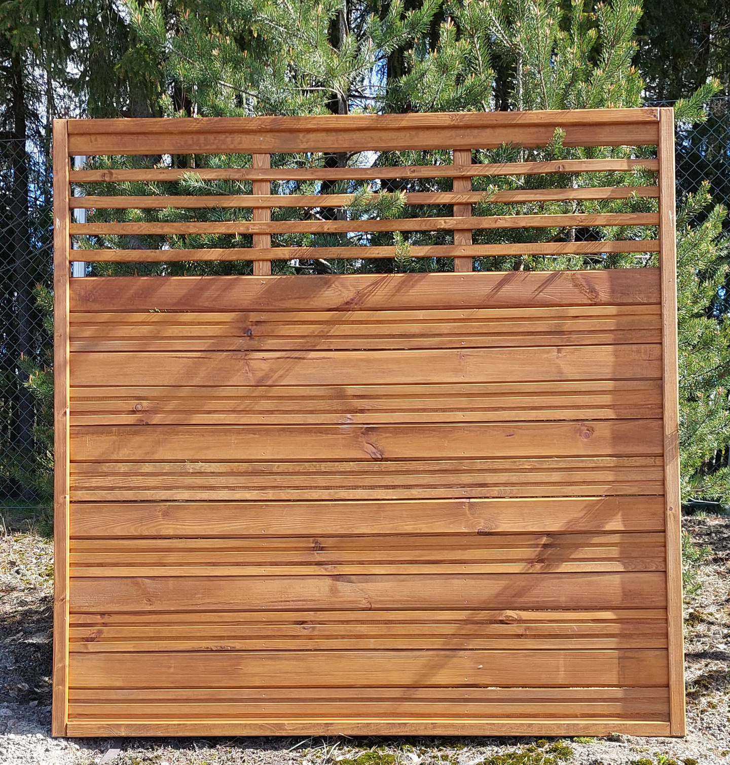 Näkösuoja-aita Goodiy Apila 180x180cm ruskea