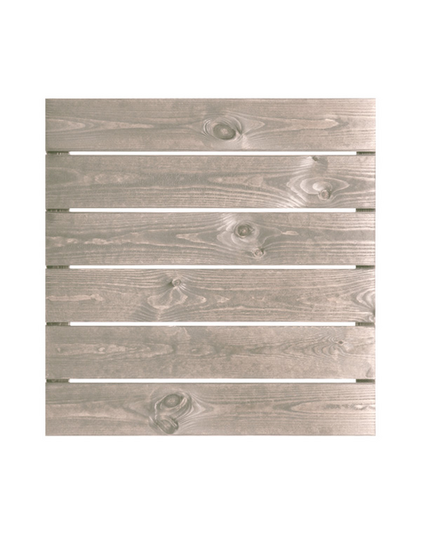 Pihalaatta Miljöökoriste 60x60cm vaalean harmaa