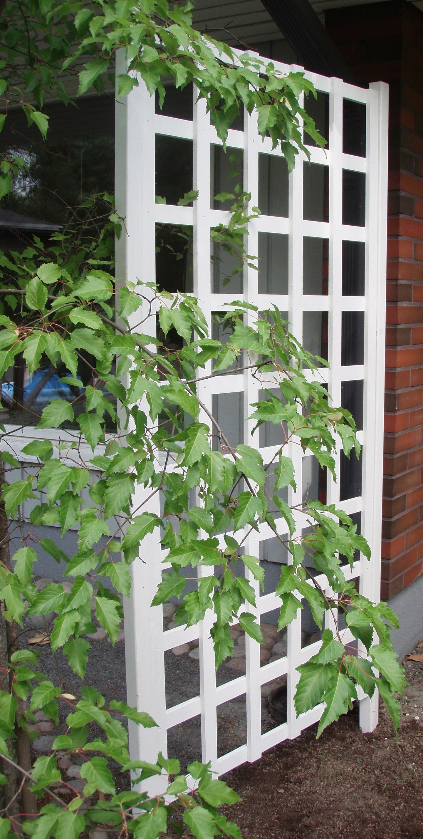 Köynnösritilä/aitaelementti Miljöökoriste 60x180cm valkoinen