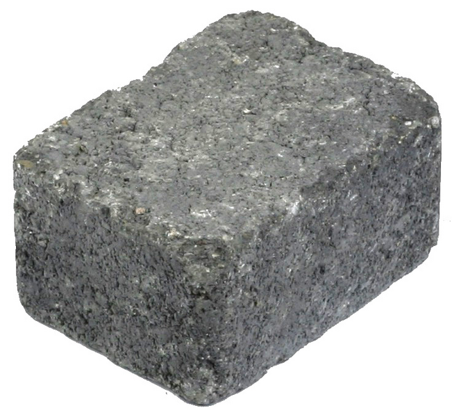 Antiikkikivi Lakka puolikas 60mm musta 89x119x60mm 94kpl/m² lava 4,7m²