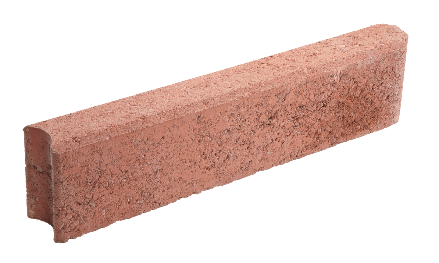 Nurmikon reunakivi Lakka 600 punainen