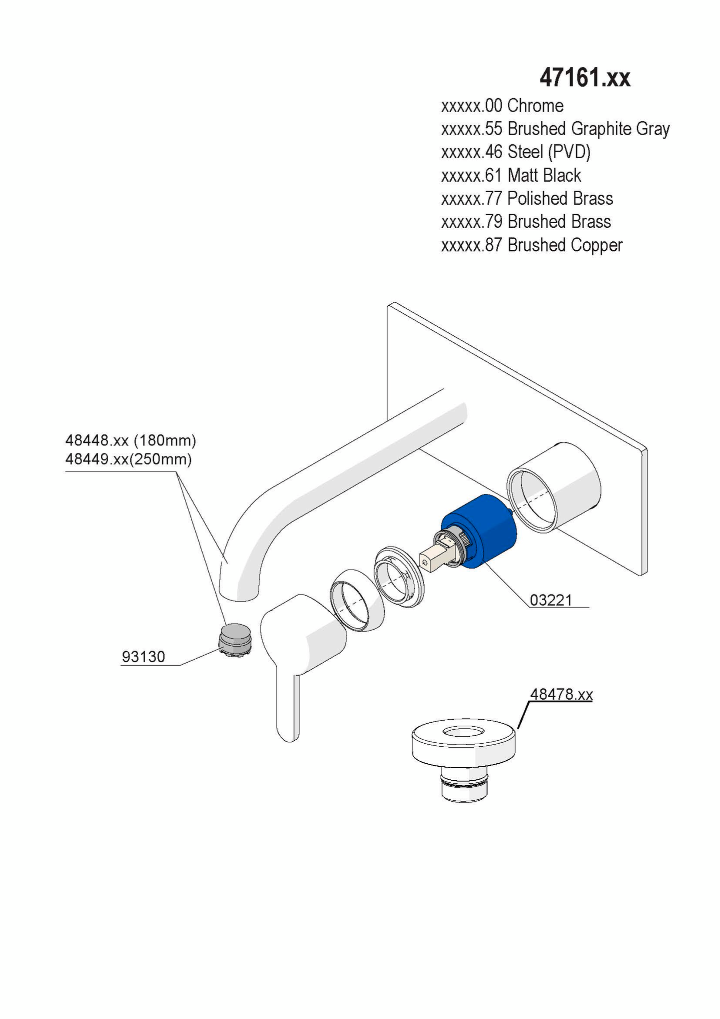 Pesuallashana Damixa Silhouet 47161.0000 piilo kromi