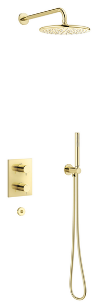 Suihkujärjestelmä Damixa Silhouet 57161.7700 piilo messinki