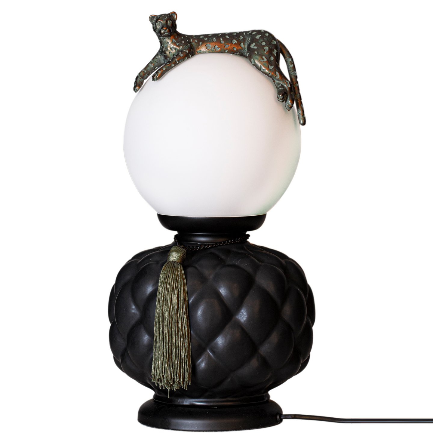 Pöytävalaisin By Rydéns Viva La Diva musta/valkoinen