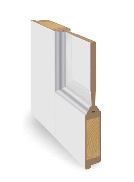 Sisäovi Viljandi Sensa M1 massiivikehysovi valkoinen