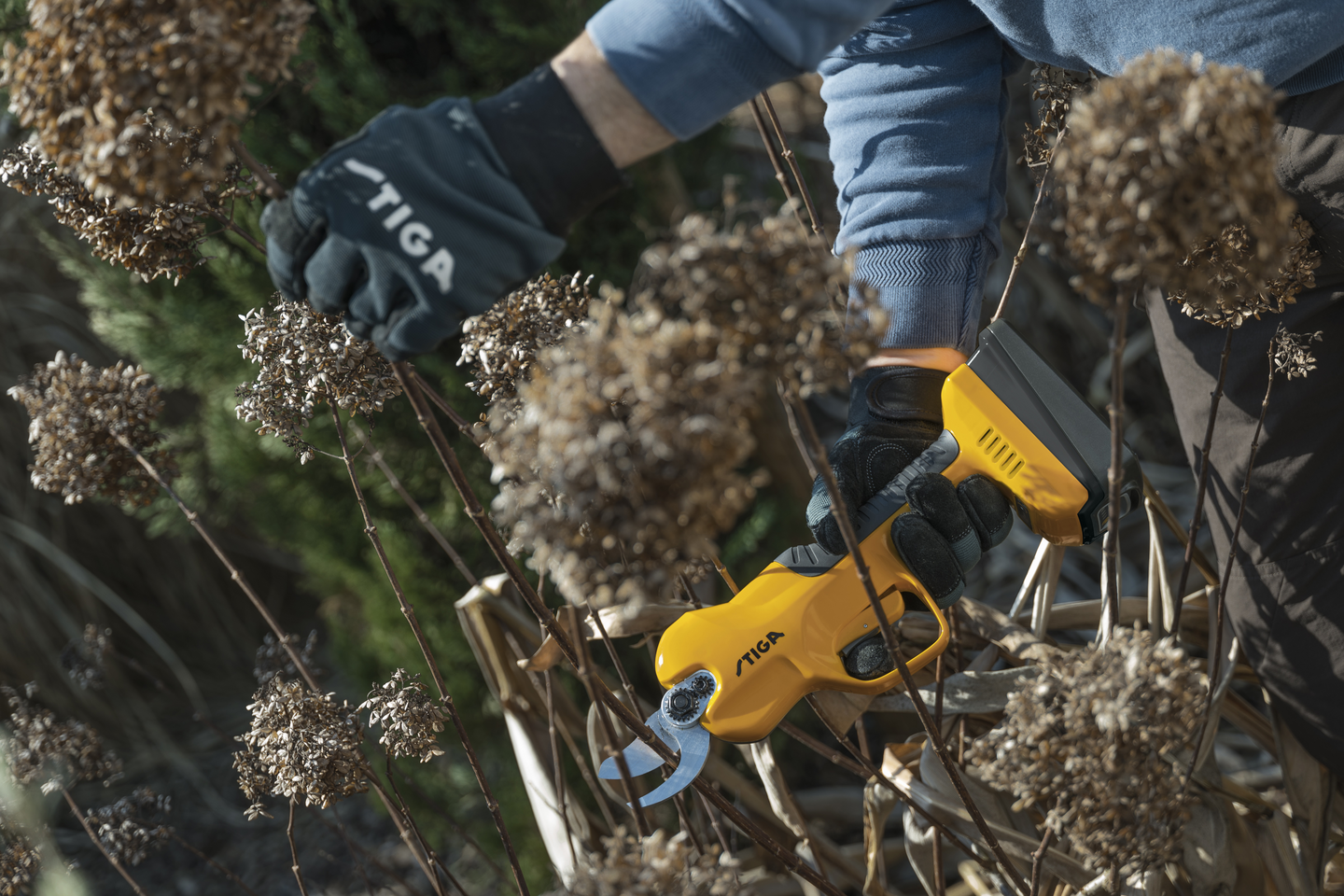 Akkuoksasakset Stiga SC 100e Kit 1x2,0Ah