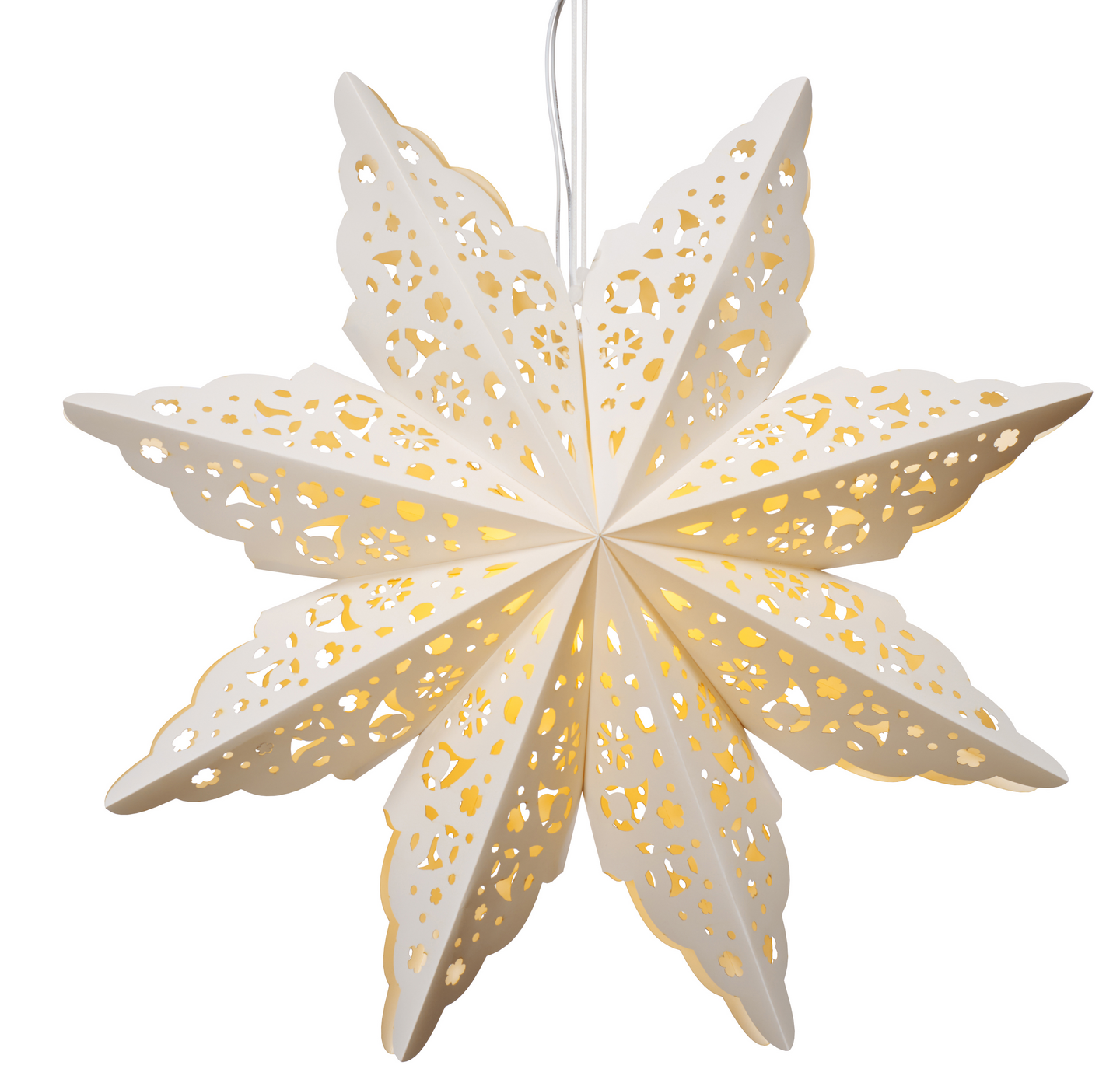 Paperitähti Cello Pitsi 60 cm valkoinen