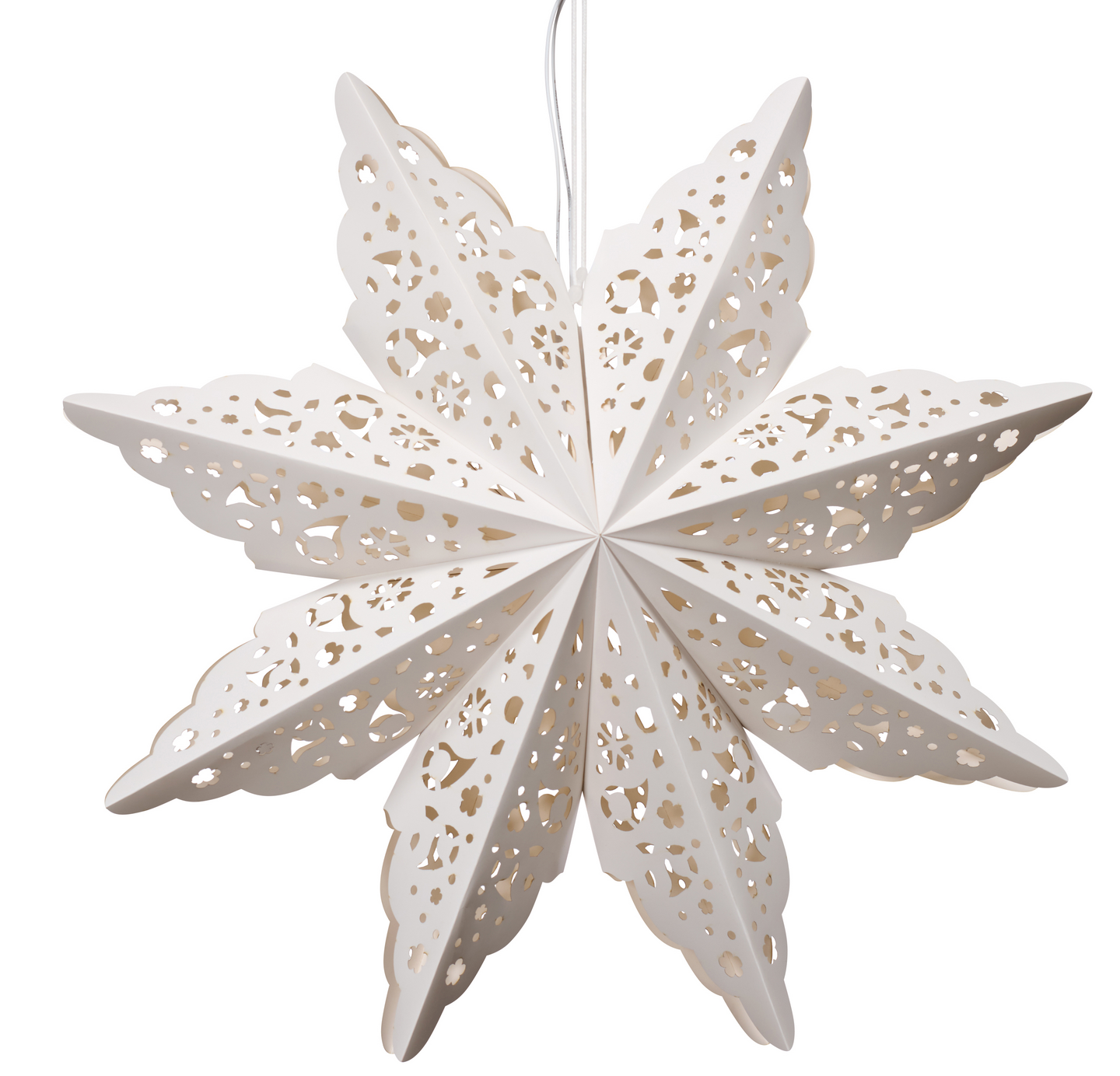 Paperitähti Cello Pitsi 60 cm valkoinen