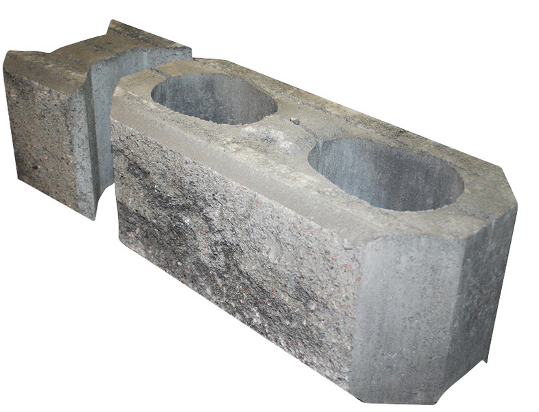 Iso vallikivipari HB 630x215x200 mustaharmaa