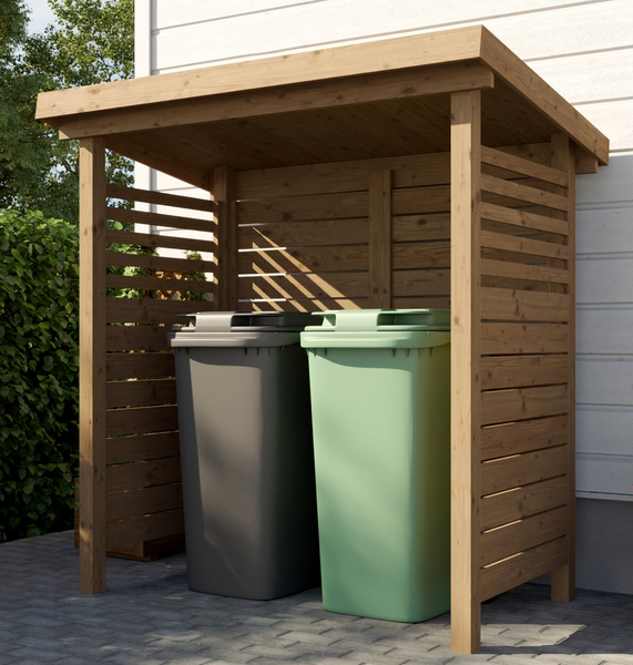 Jätekatos Goodiy Jalava 89x163cm ruskea painekyllästetty