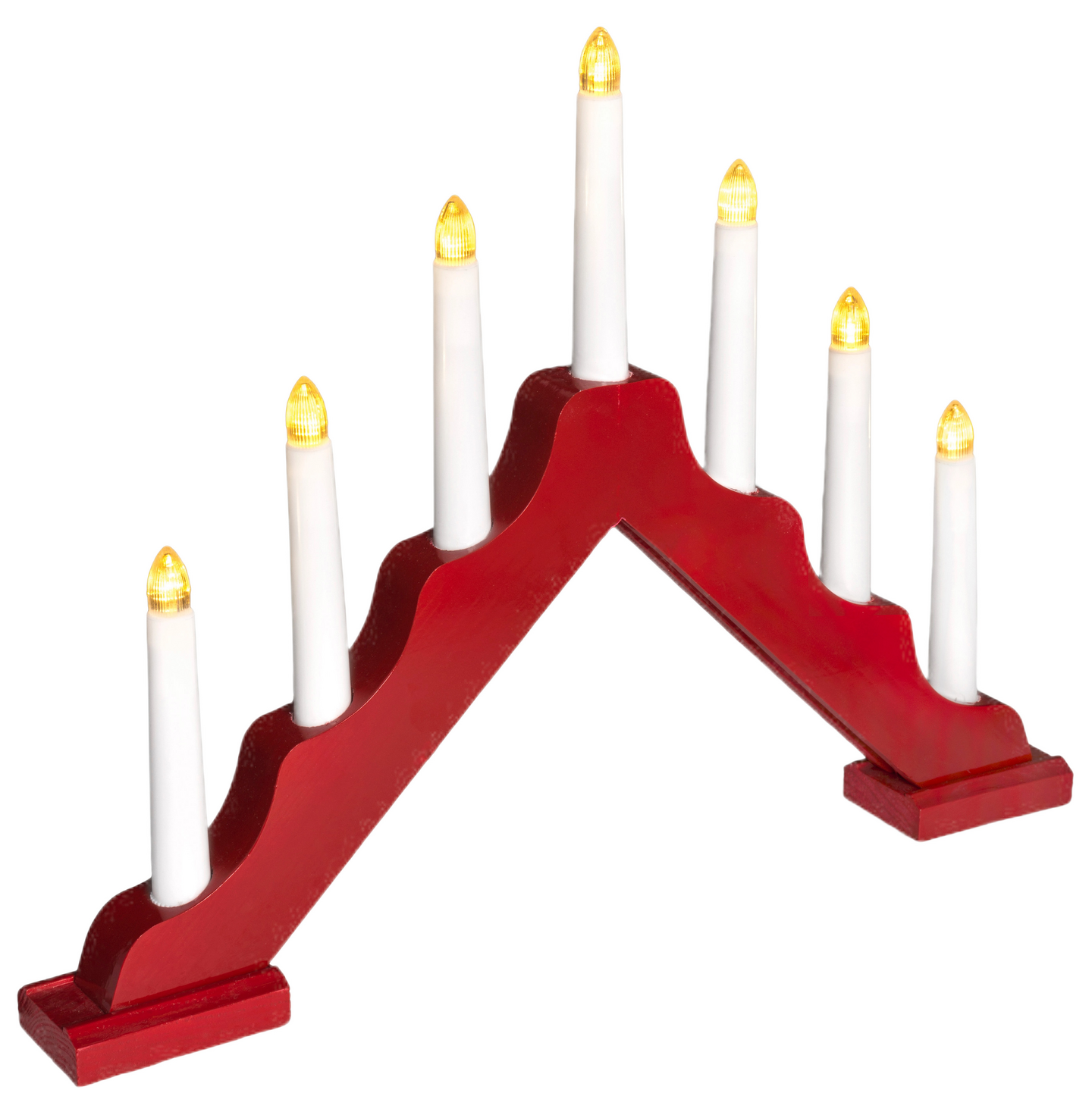 A-kynttelikkö Airam Silja punainen