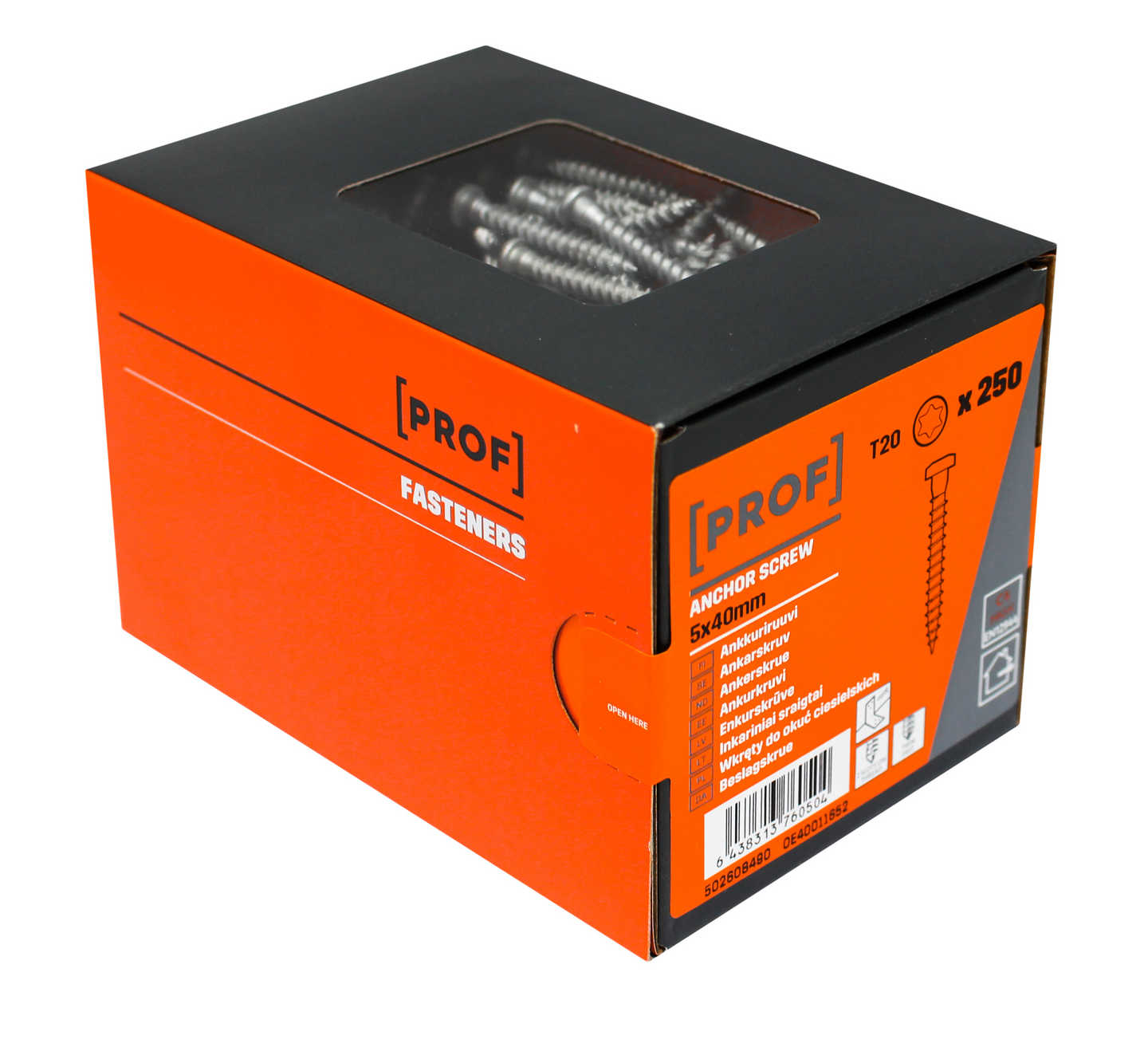 ANKARSKRUV 5X40 C4 T20 250ST PROF