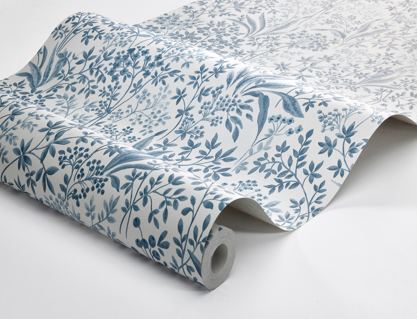 Kuitutapetti Boråstapeter Blue & White 6145 Nocturne 10,05m