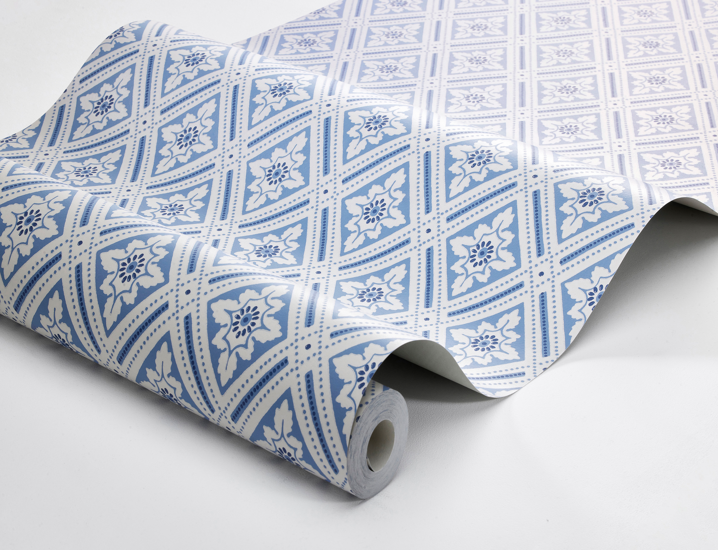 Kuitutapetti Boråstapeter Blue & White 6148 Ester 10,05m