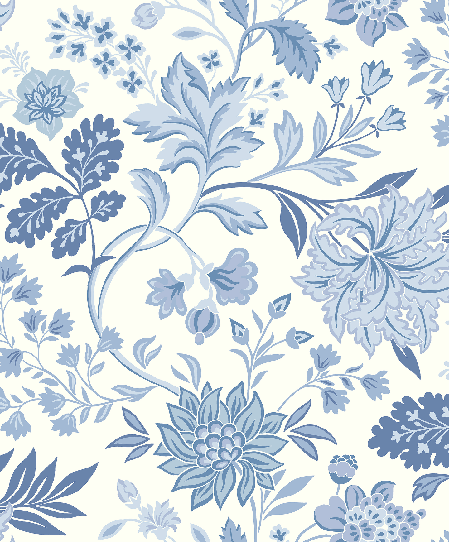 Kuitutapetti Boråstapeter Blue & White 6144 Alicia 10,05m