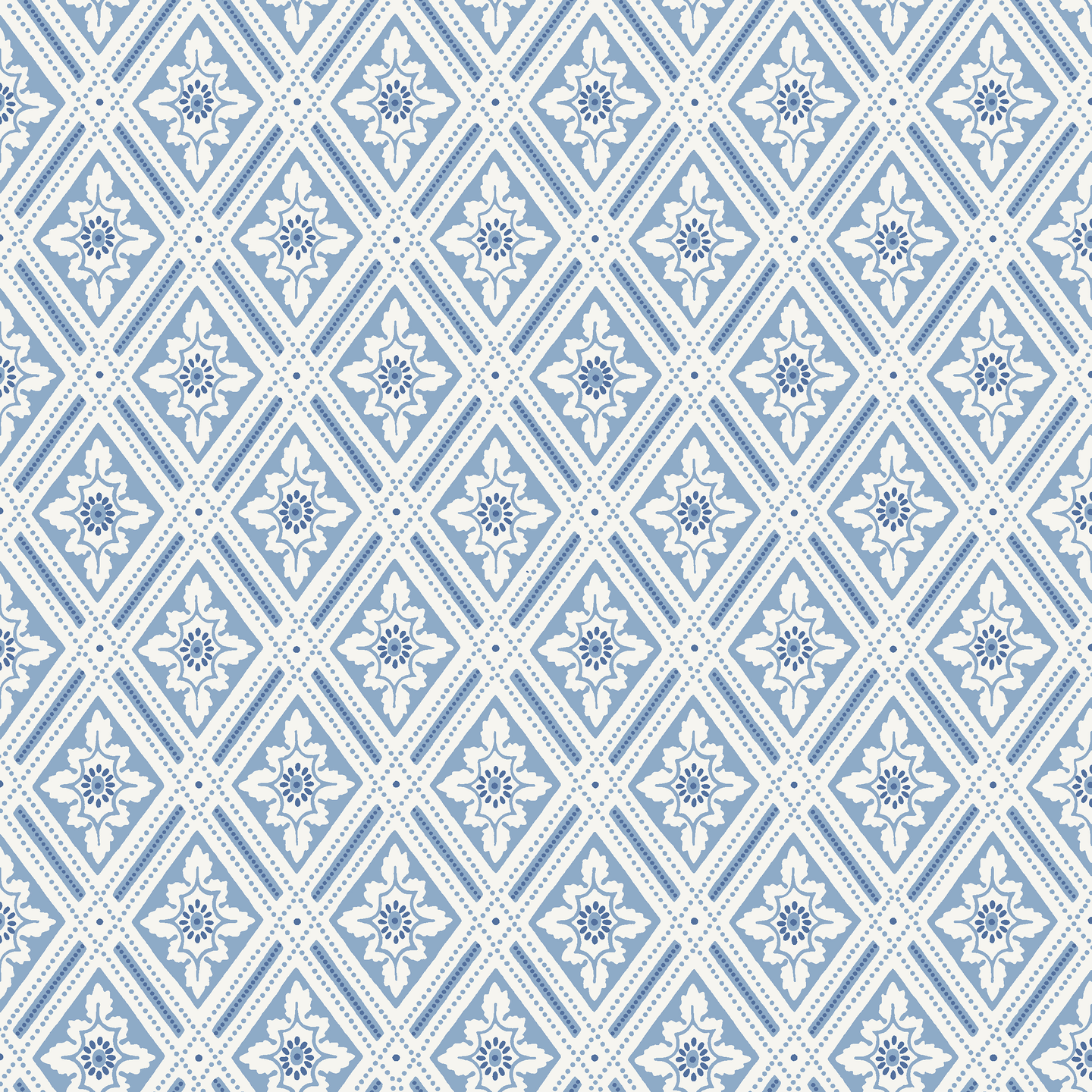 Kuitutapetti Boråstapeter Blue & White 6148 Ester 10,05m