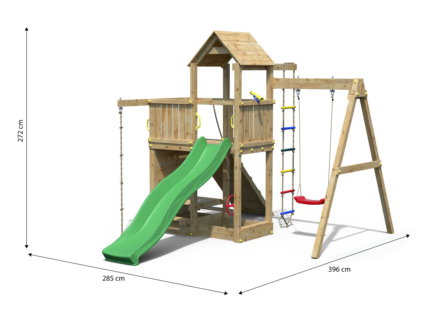 Kiipeilytorni ja keinu Fungoo Activer