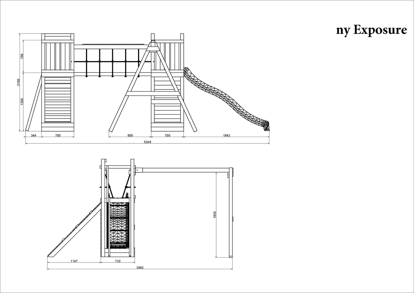 Kiipeilytorni Fungoo Maxi Funny Exposure