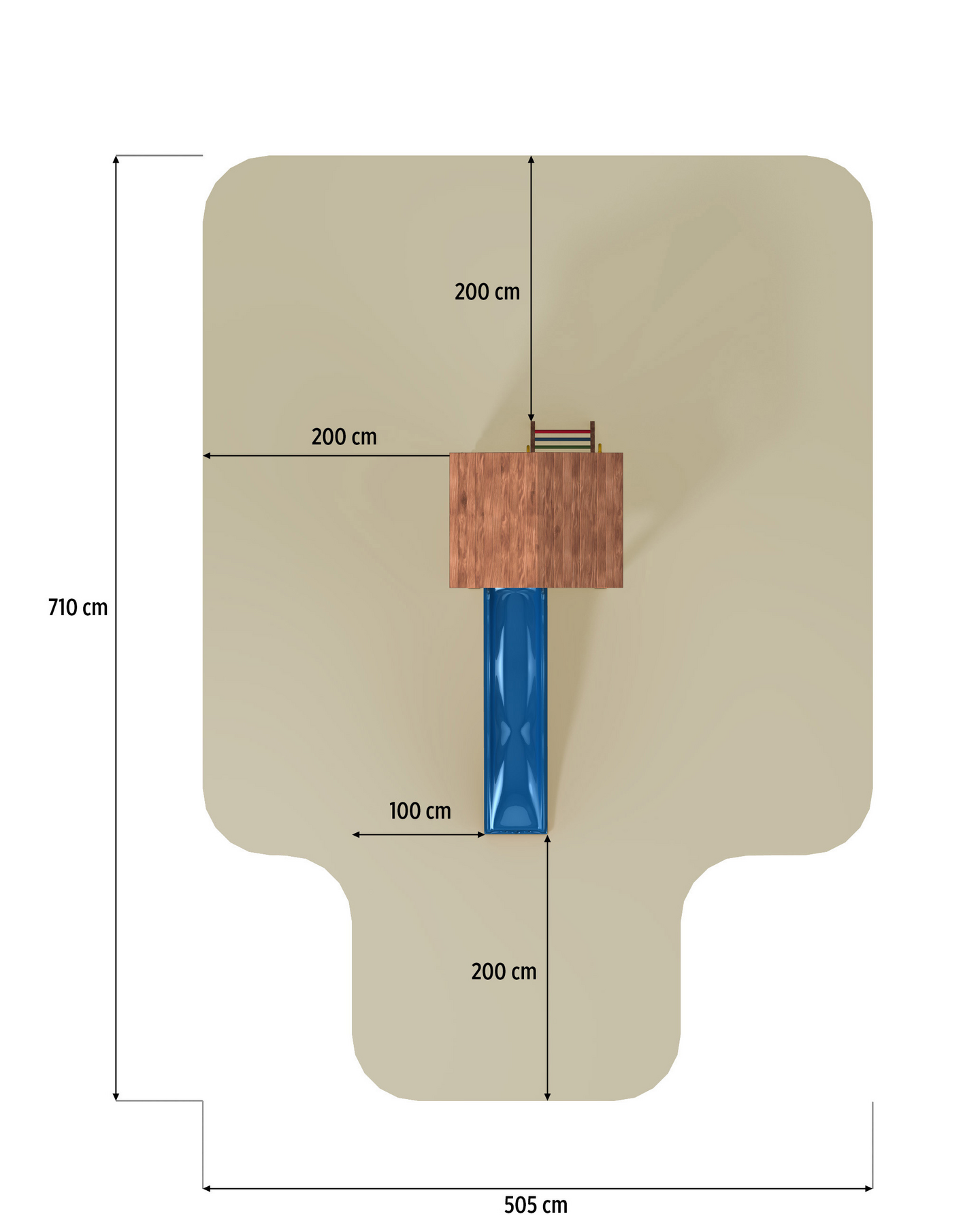 Kiipeilytorni Fungoo Carol1 liukumäellä