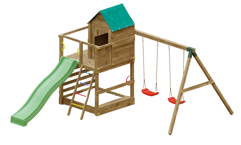 Kiipeilytorni Fungoo Jarcas4 keinuilla