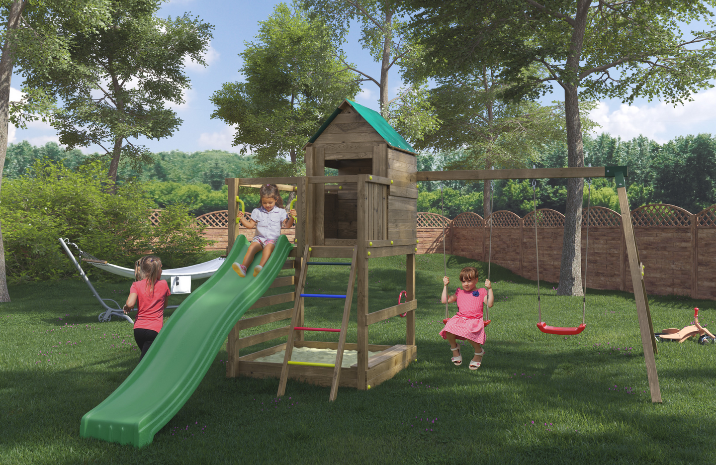 Kiipeilytorni Fungoo Jarcas4 keinuilla