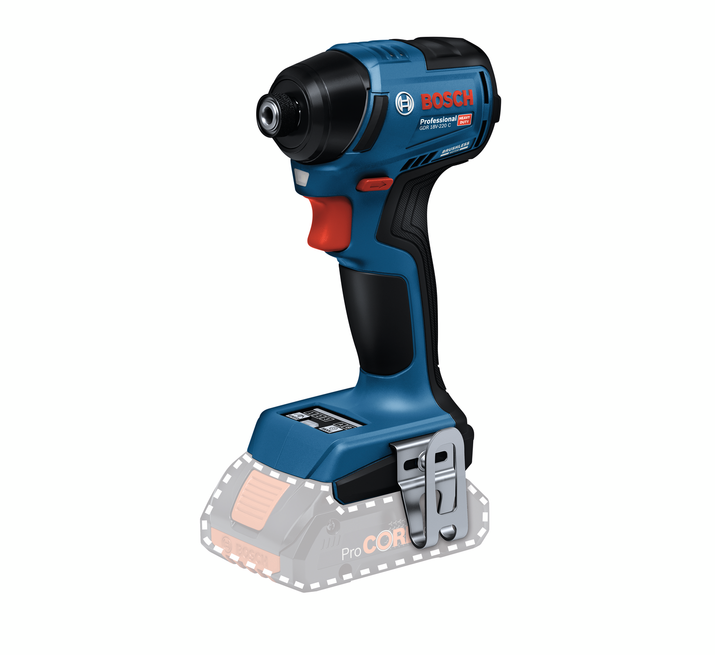 Akkuiskuruuvinväännin Bosch GDR 18V-220 C Solo