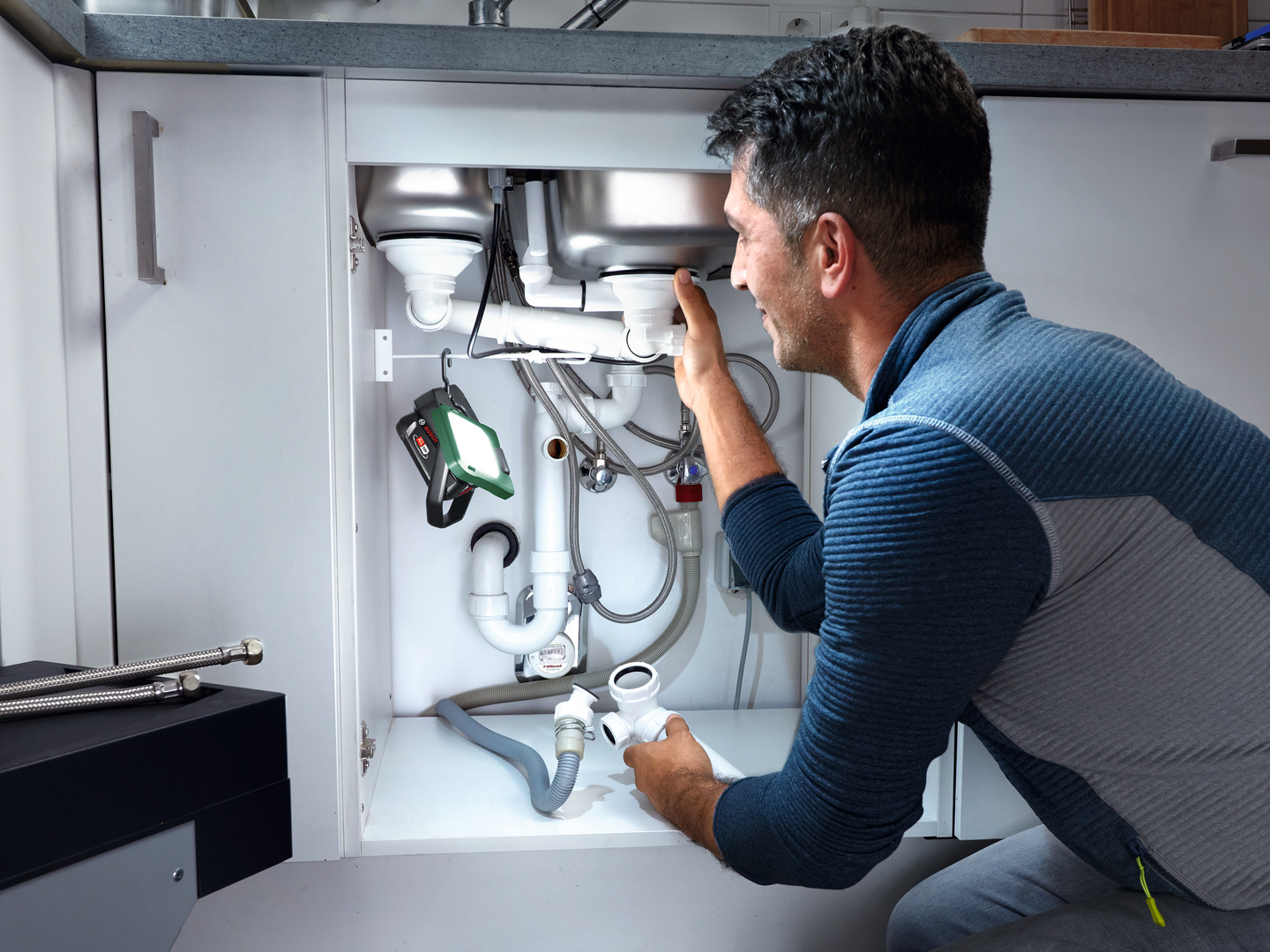 Akkuvalaisin Bosch EasySpotLight 18V-400 Solo