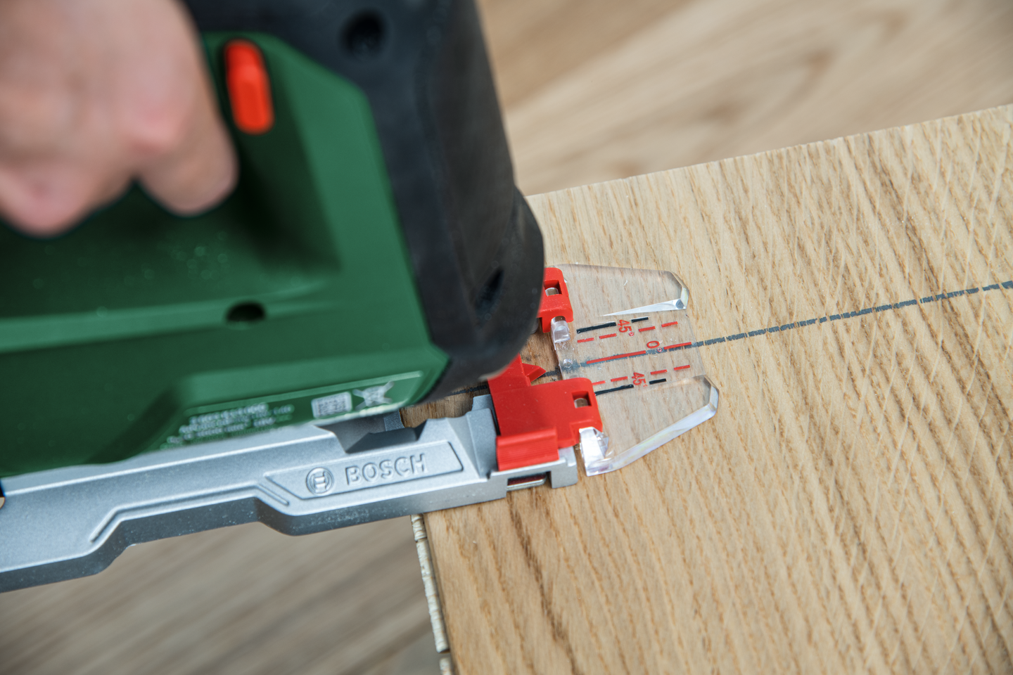 Akkupistosaha Bosch AdvancedSaw 18V-140 Solo + kantolaukku