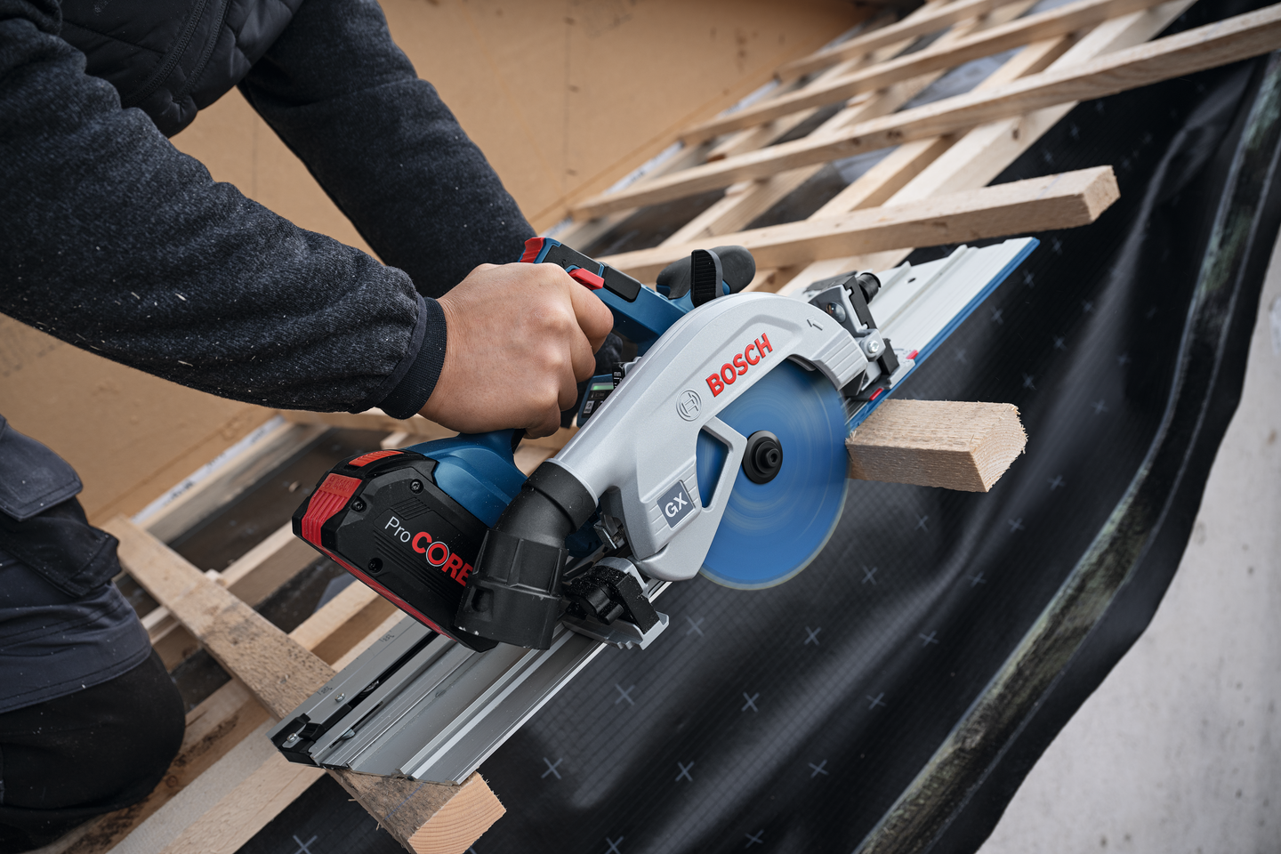 Akkupyörösaha Bosch GKS 18V-57-2 GX Solo