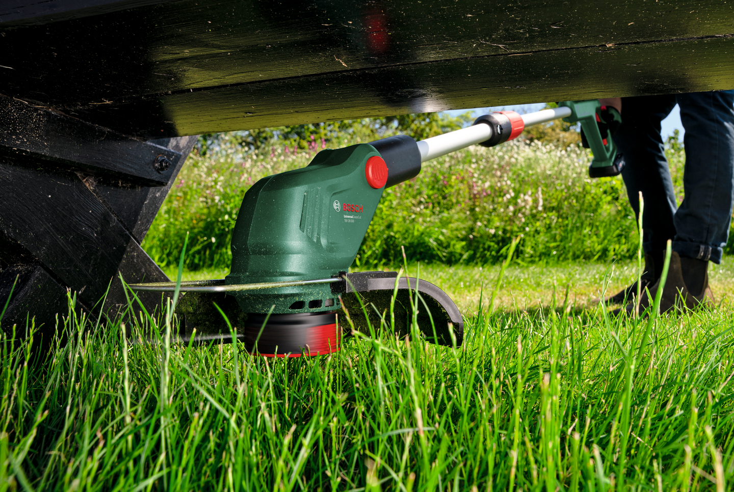 Akkuruohotrimmeri Bosch UniversalGrassCut 18V-26-500 Solo + lisäsiima