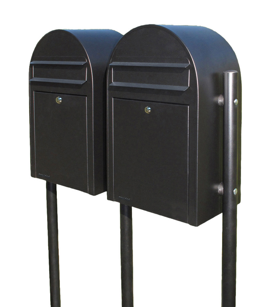 Postilaatikko BOBI CLASSIC struktuurimusta