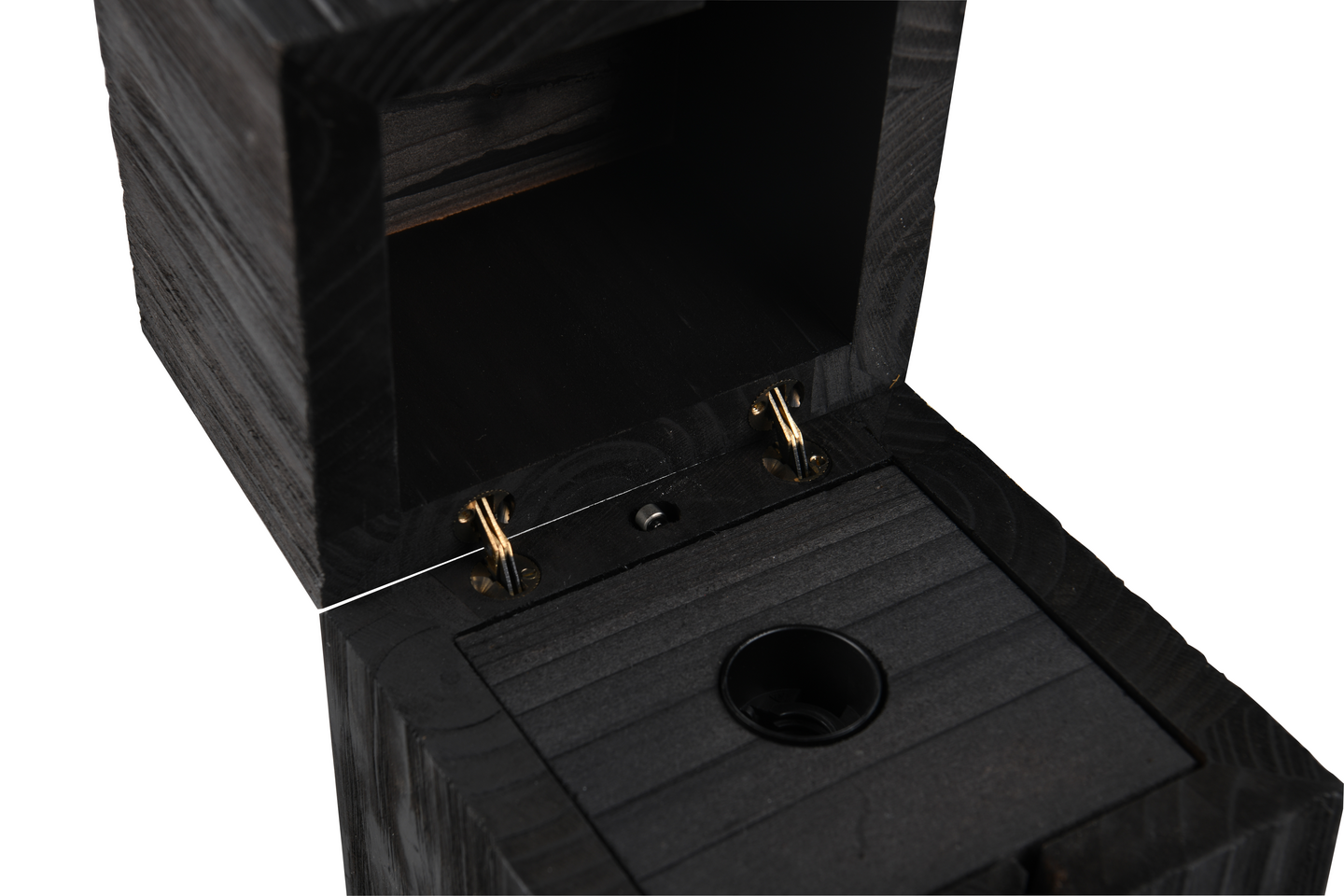 Pöytävalaisin TRIO Treasure sis. E14 musta