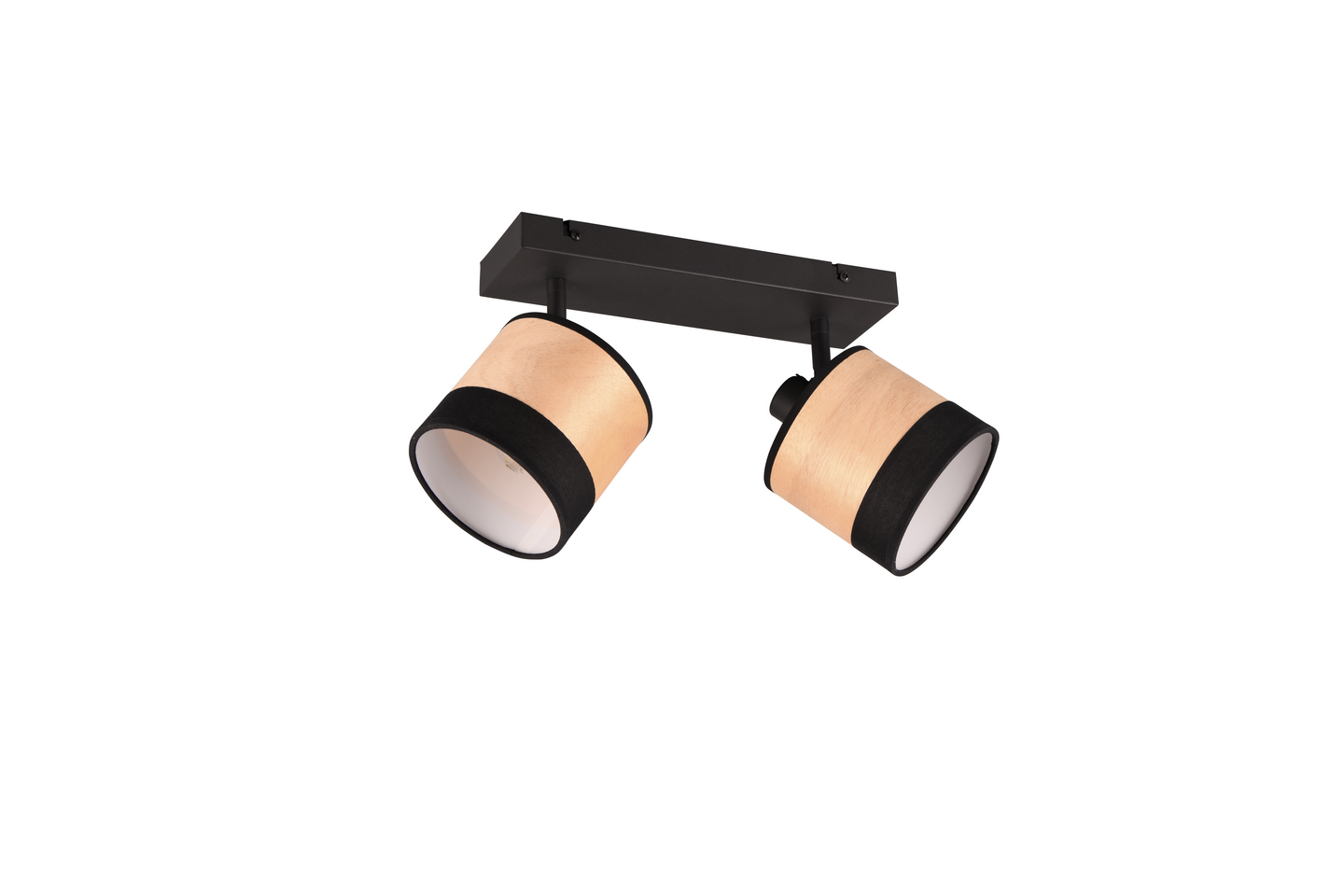 Kattospotti TRIO Bolzano 2-osainen E14 mattamusta